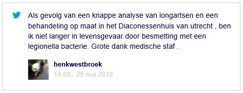 legionella infectie henk westbroek